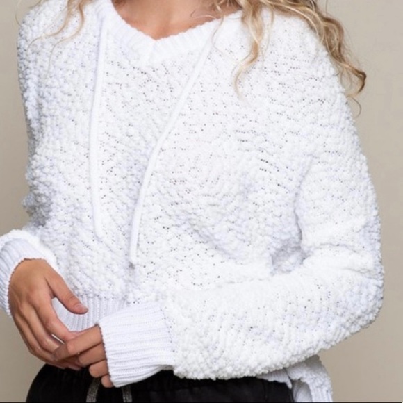 5⭐️ POL POPCORN HOODIE SWEATER - Picture 6 of 9